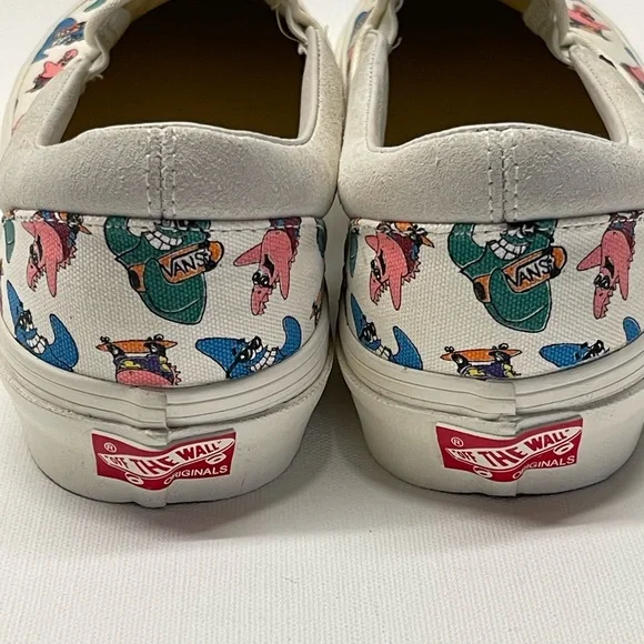 Vans X Sponge Bob square pants mens 9 NWOB‎ sample pair